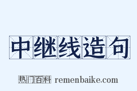 中继线造句是什么意思的图片